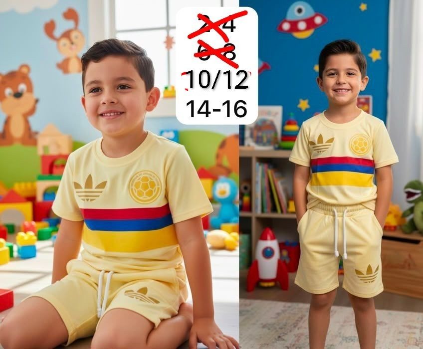 Conjunto Colombia niños 01 · Ref. DEMO-CCN01