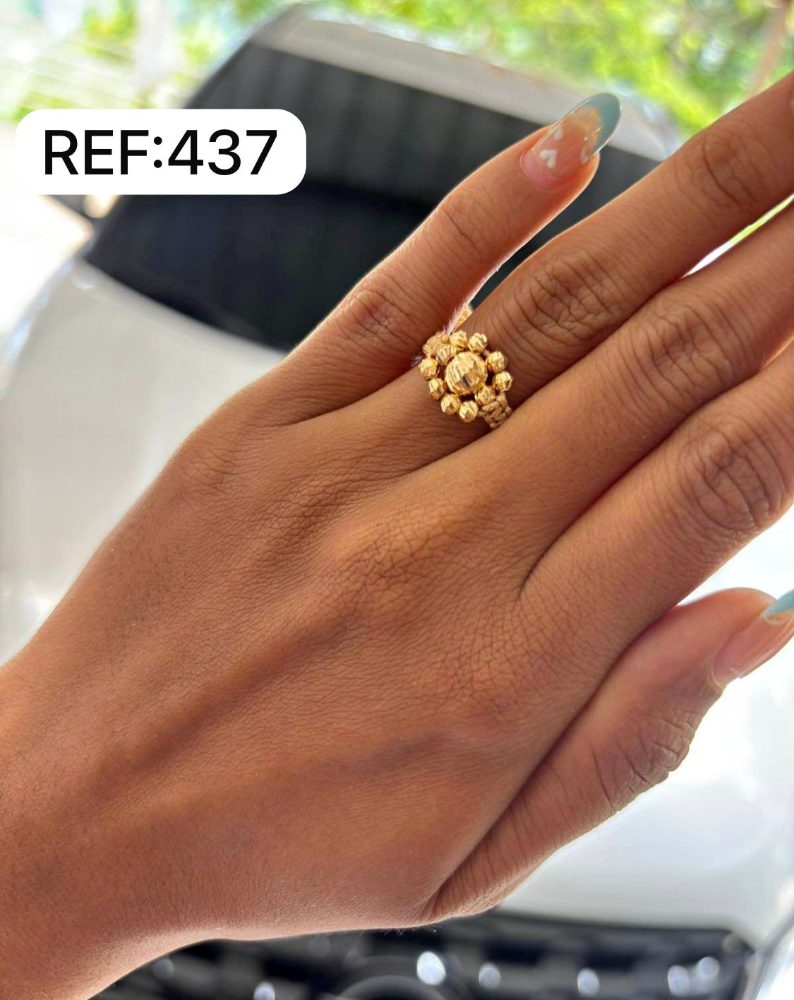 Anillo oro 18 quilates 03 · Ref. 437