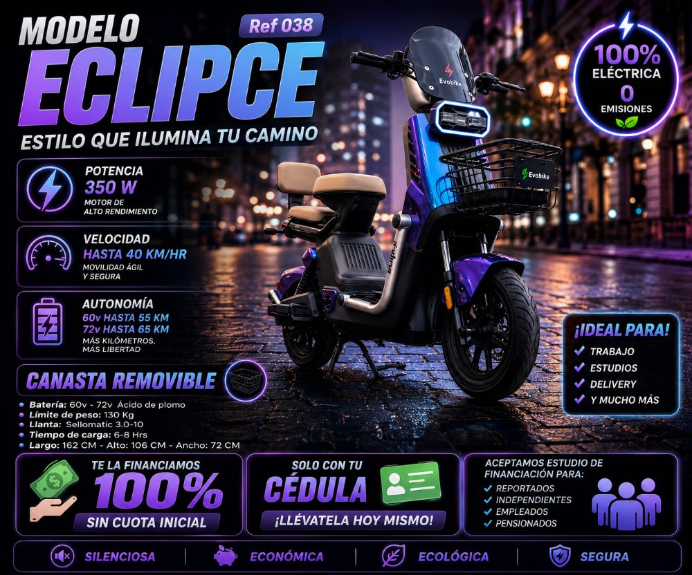 Moto eléctrica 05 · Ref. DEMO-ME05
