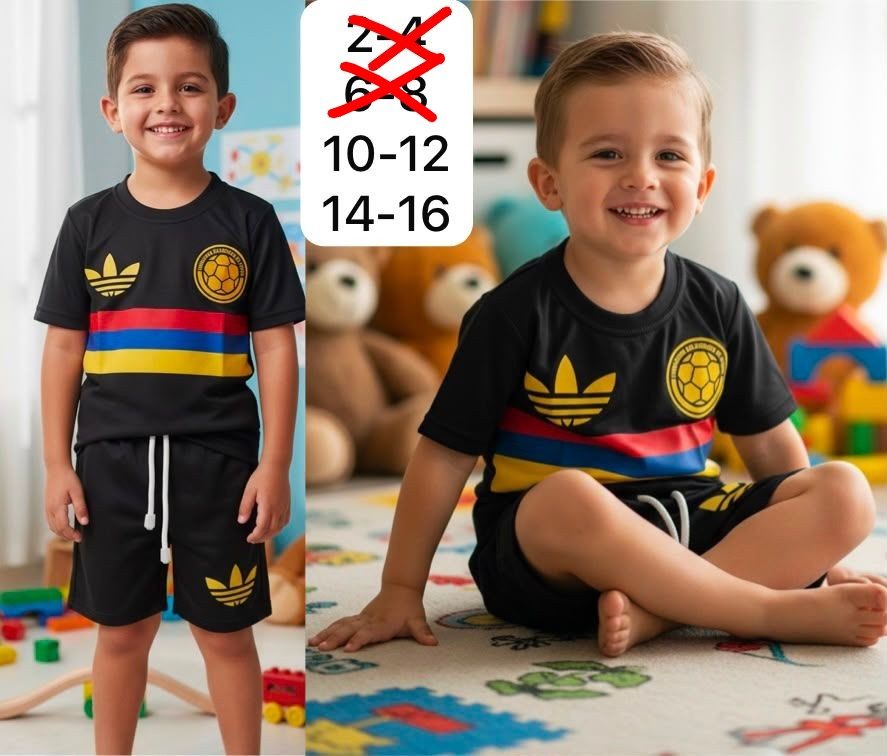 Conjunto Colombia niños 02 · Ref. DEMO-CCN02