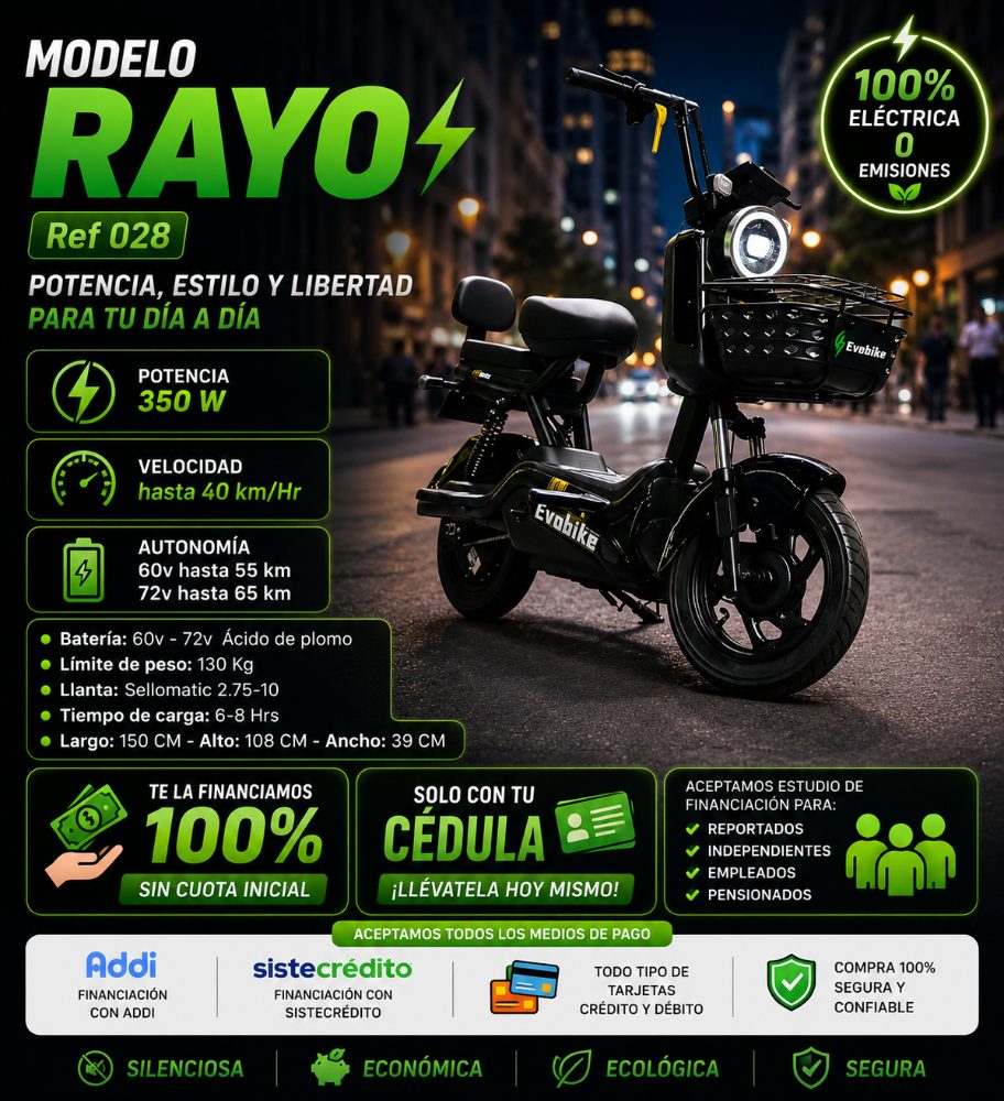 Moto eléctrica 02 · Ref. DEMO-ME02